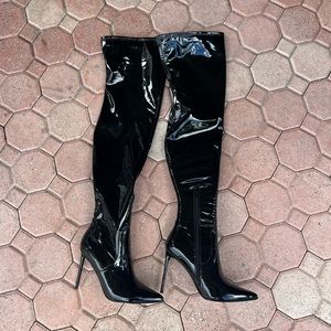 Steve Madden - Viktory Black Thigh High Boots (Women’s 8.5)